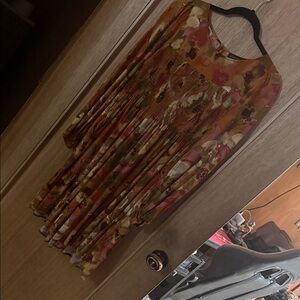 SHEIN Floral Long Sleeve Dress - Multicolor